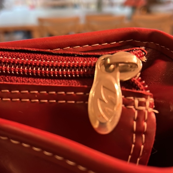 McKlein Red Leather Bag - New with Tags - Picture 7 of 16